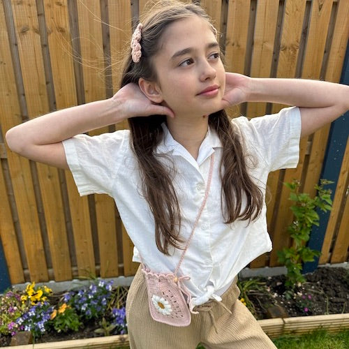 Crochet Flower  Hairclips