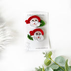 Crochet Christmas Hairclips