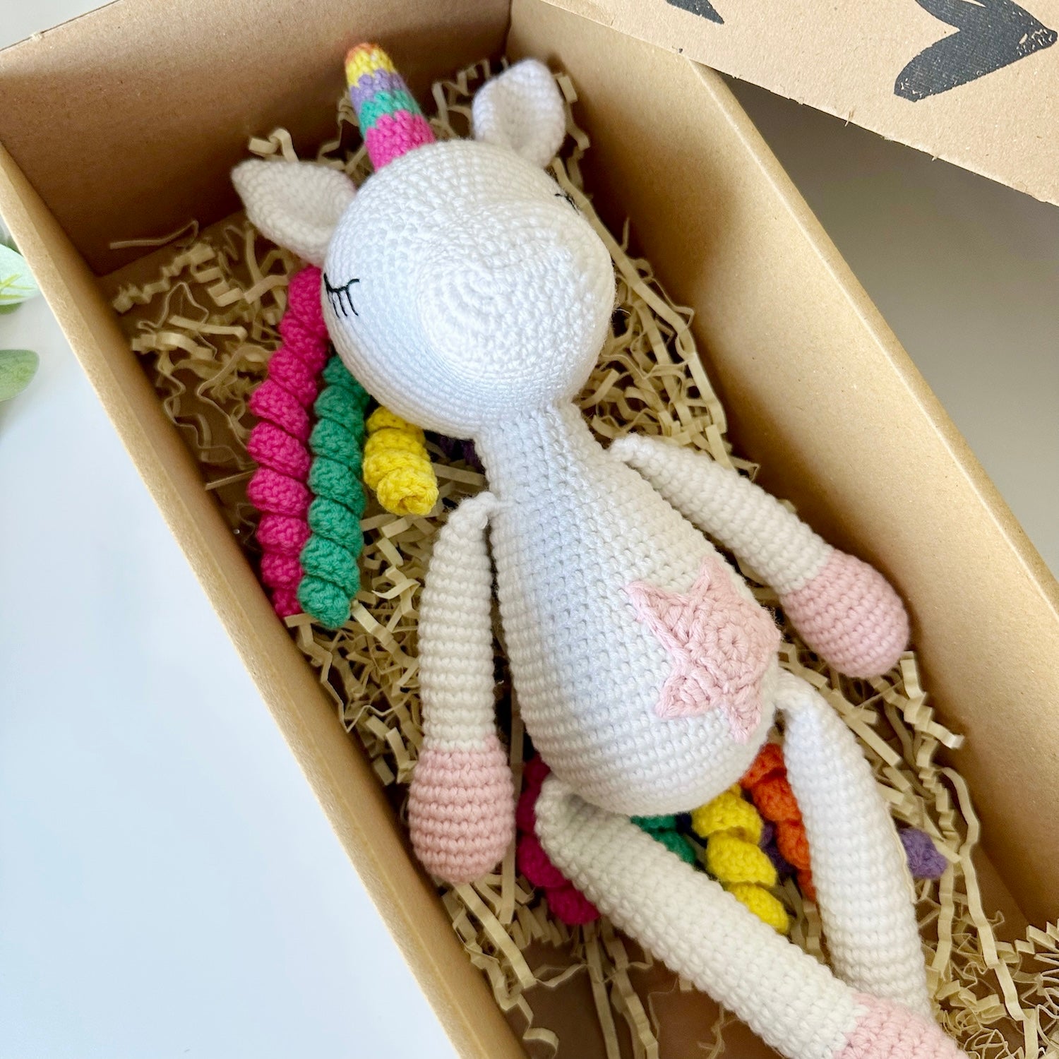 Crochet Unicorn Teddy