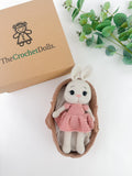 Cuddly Bunny in a Basket