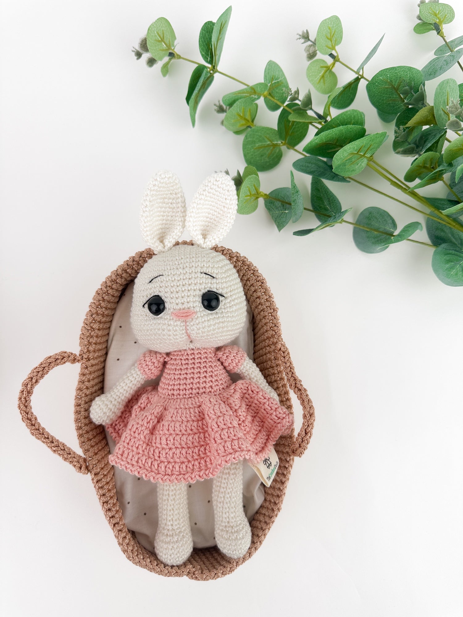 Cuddly Bunny in a Basket