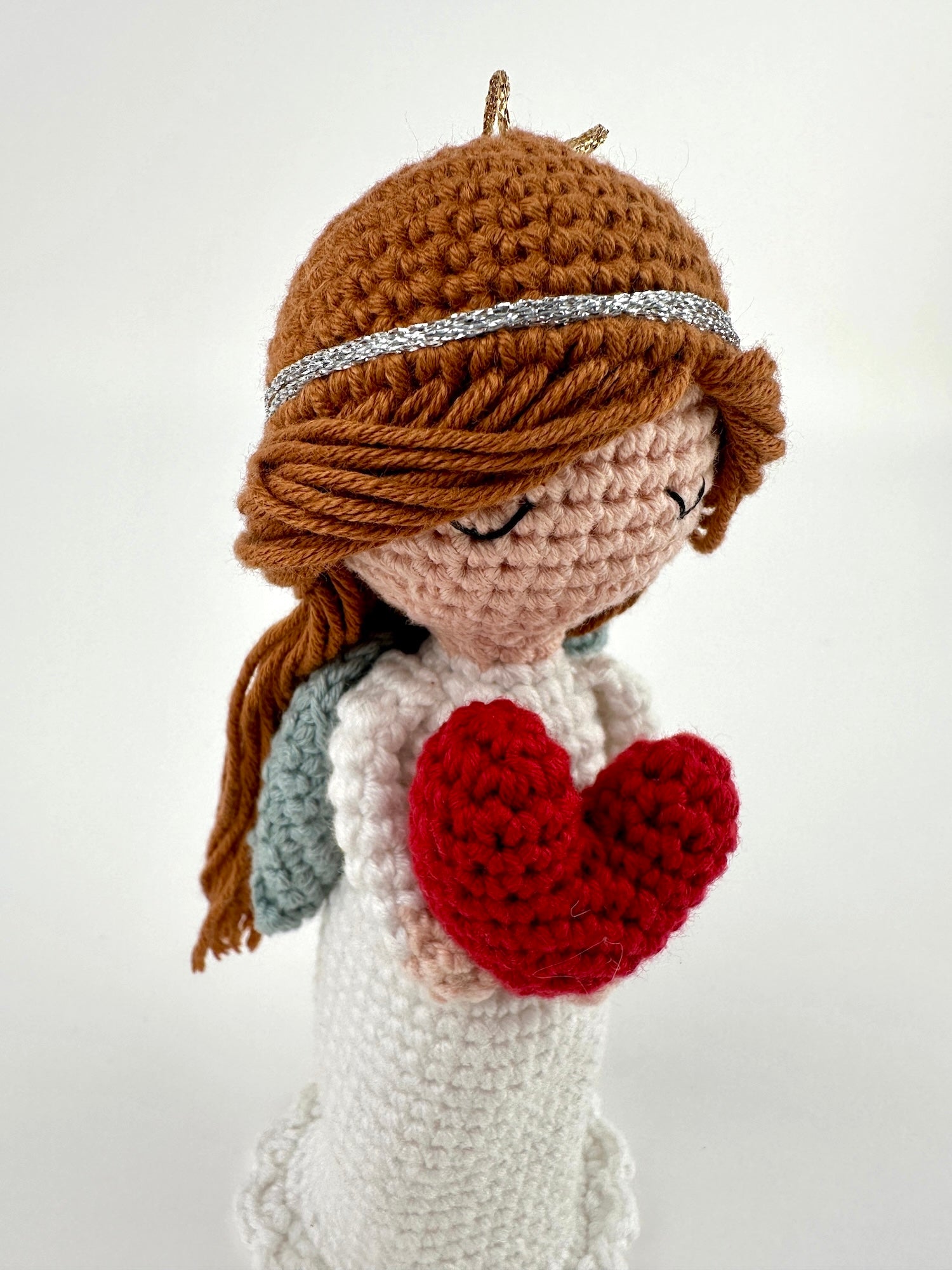 Crochet Christmas Angel Decoration