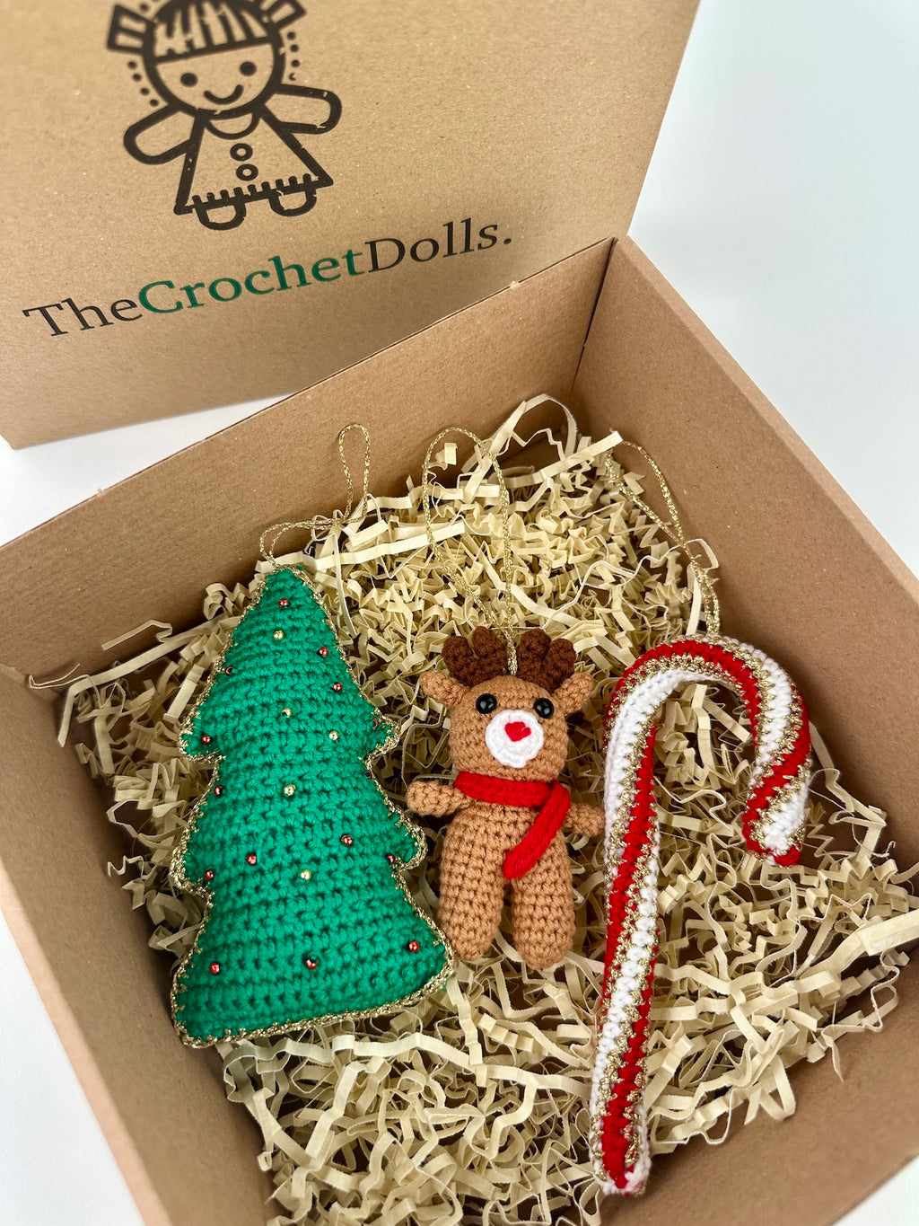 Christmas Decoration-Christmas Tree, Candy Cane and Rudolph