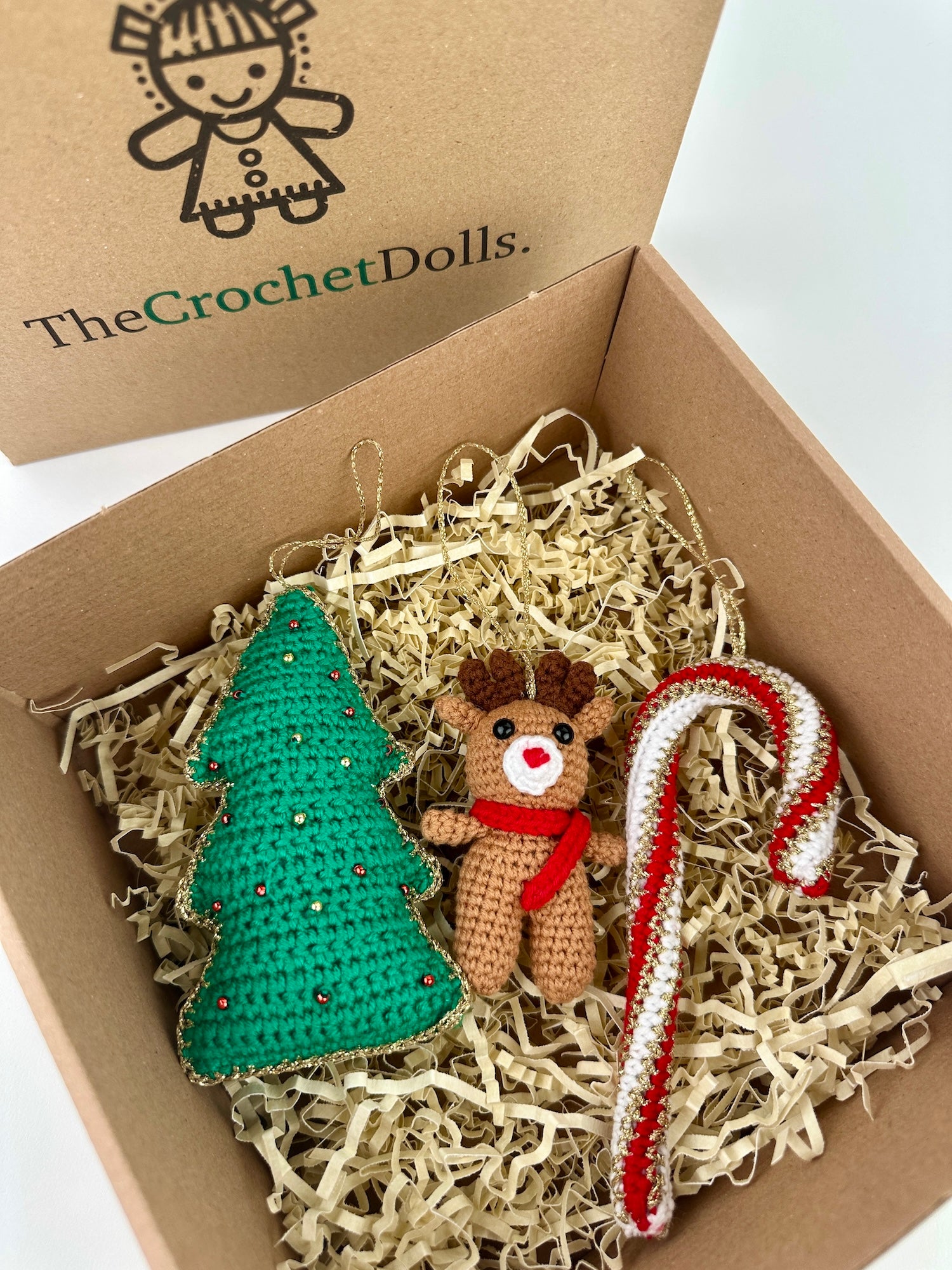 Christmas Decoration-Christmas Tree, Candy Cane and Rudolph