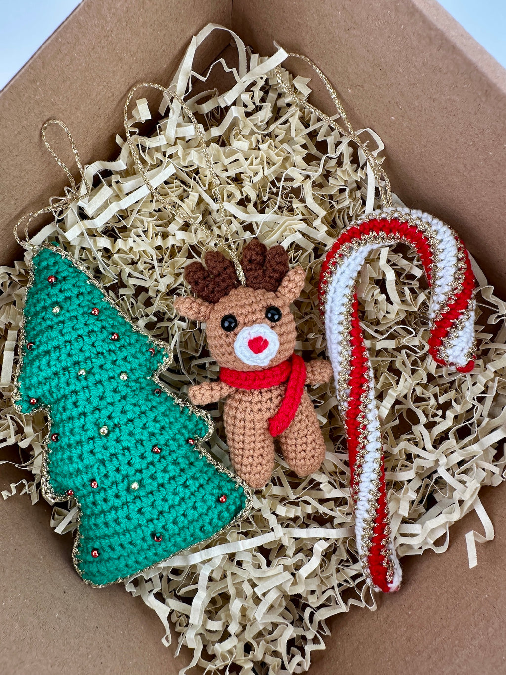 Christmas Decoration-Christmas Tree, Candy Cane and Rudolph