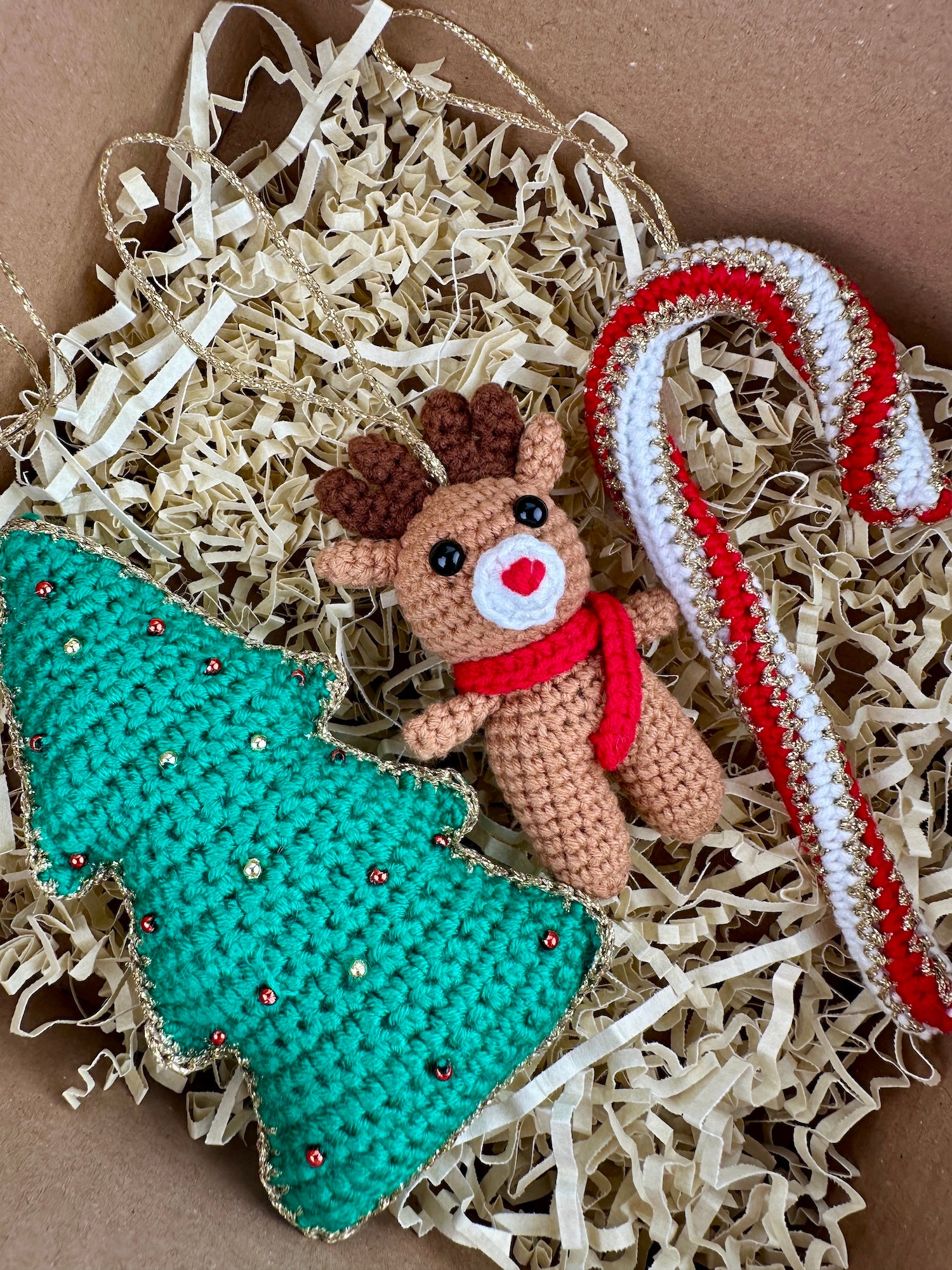 Christmas Decoration-Christmas Tree, Candy Cane and Rudolph