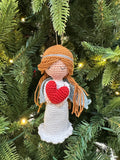 Crochet Christmas Angel Decoration