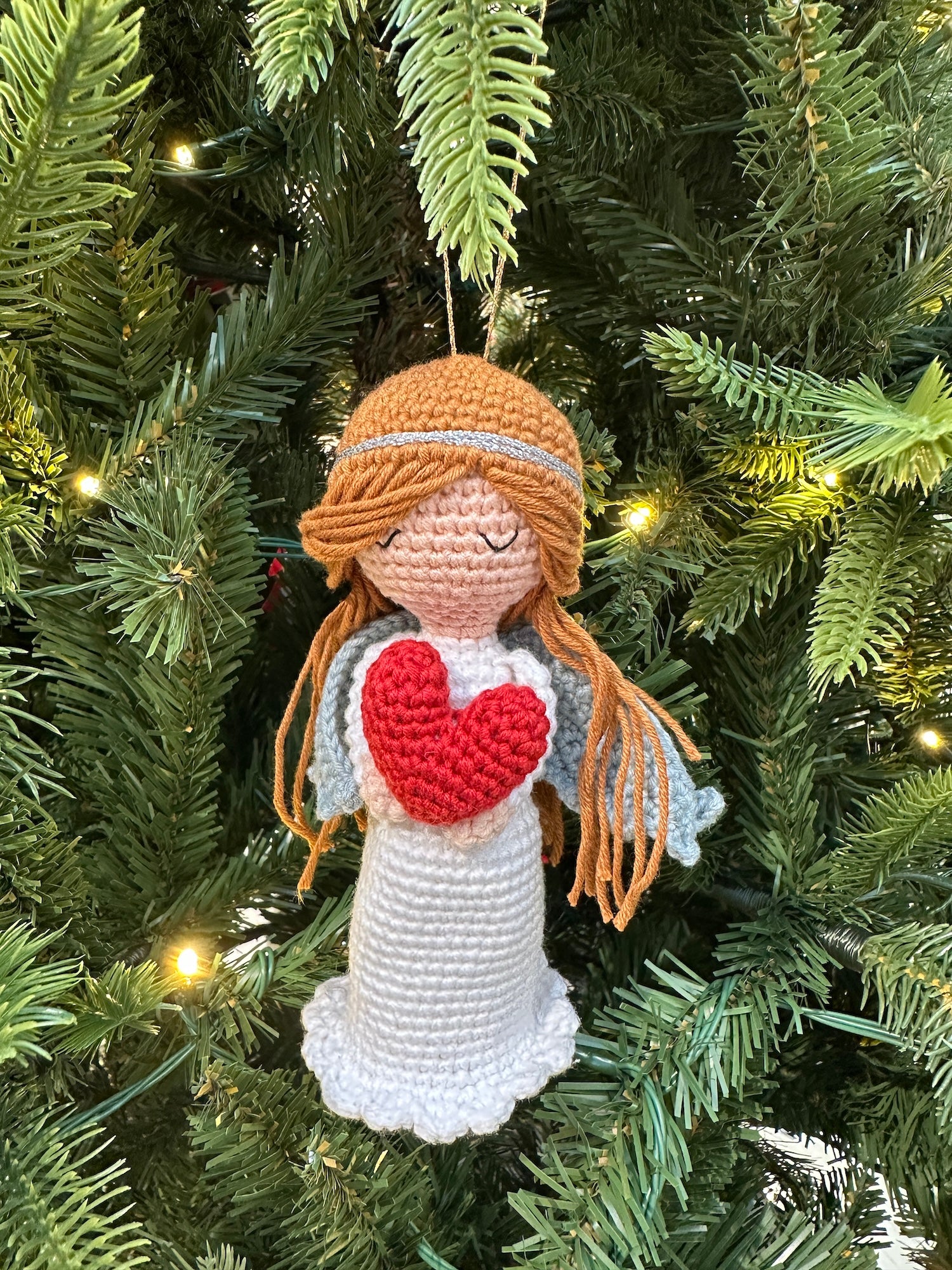 Crochet Christmas Angel Decoration