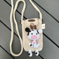 Crochet Cow Handbag