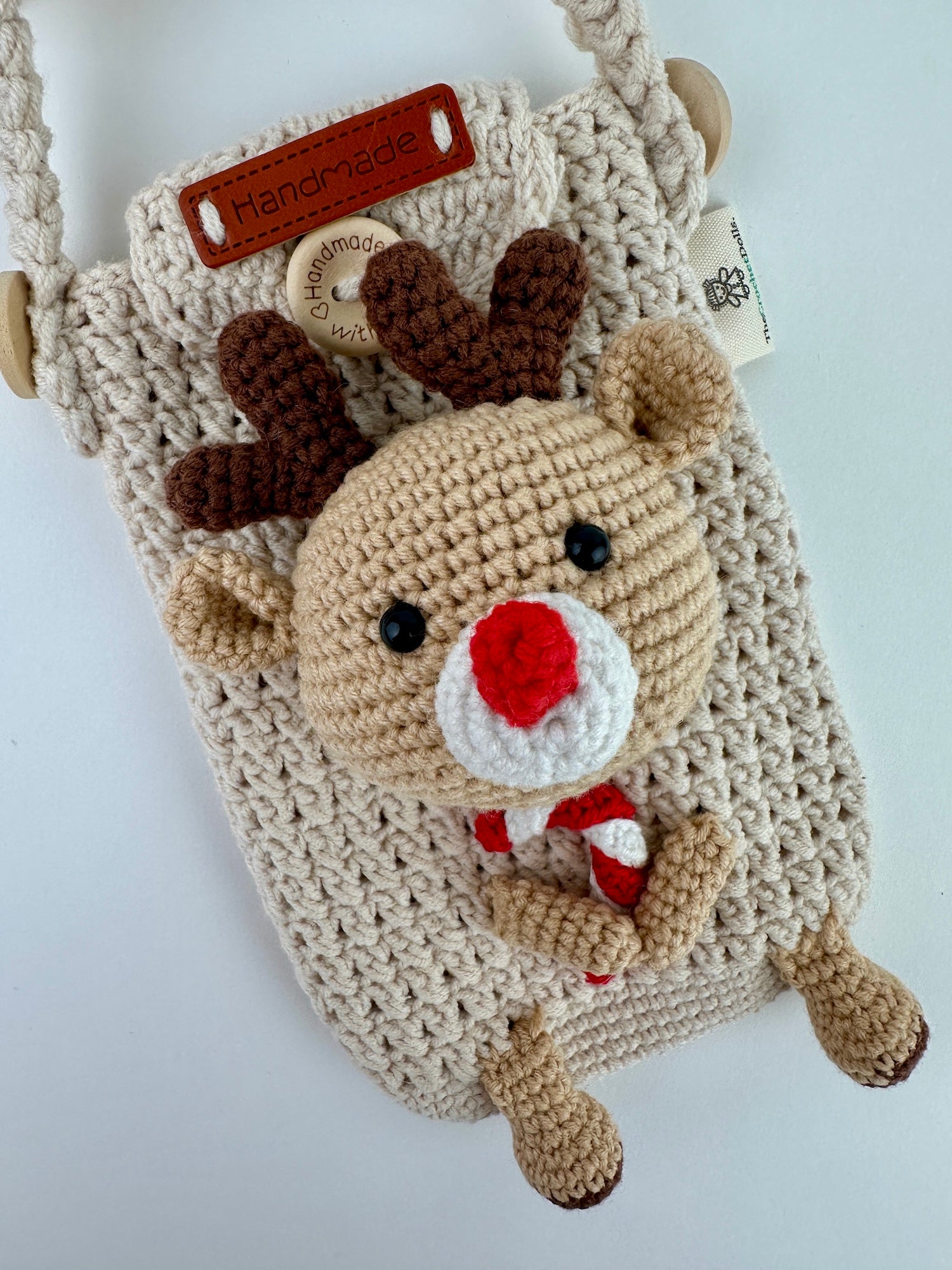 Crochet Deer Handbag