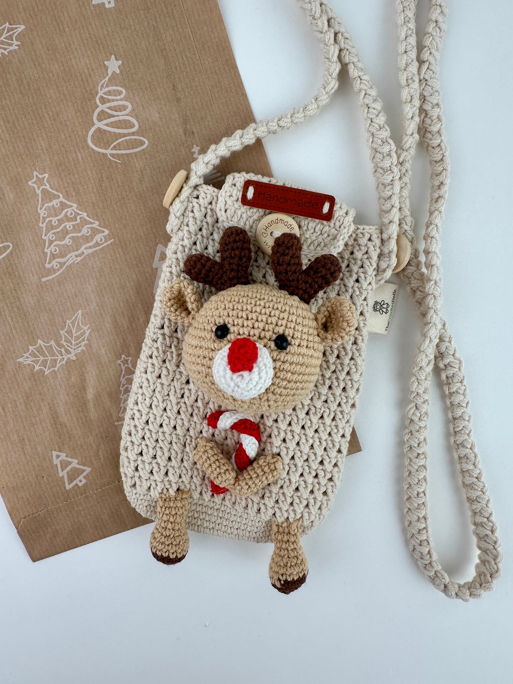 Crochet Deer Handbag