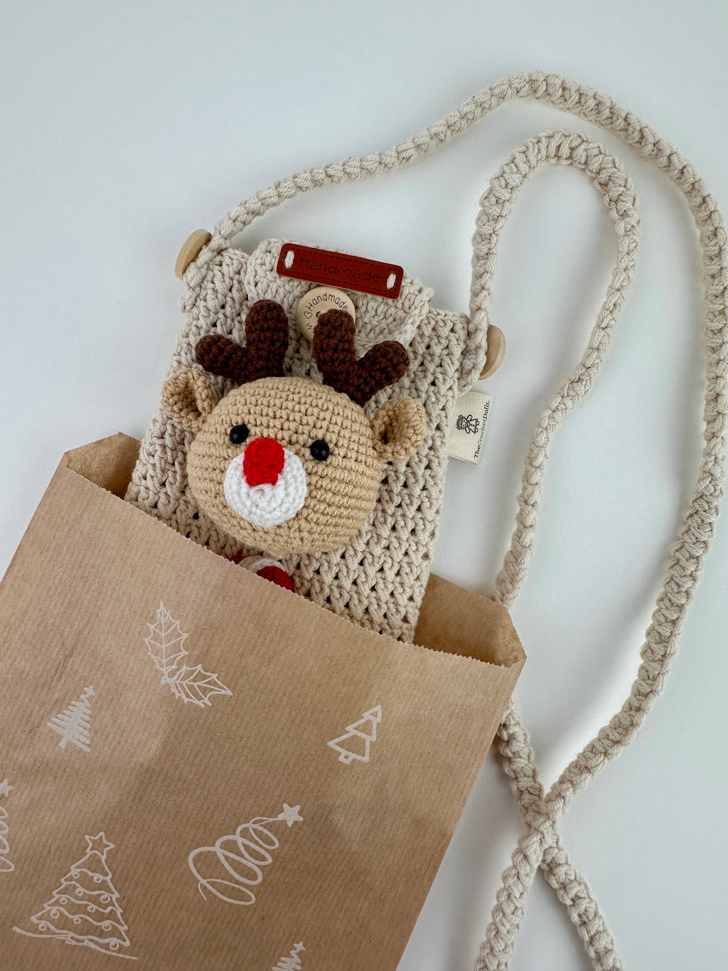 Crochet Deer Handbag