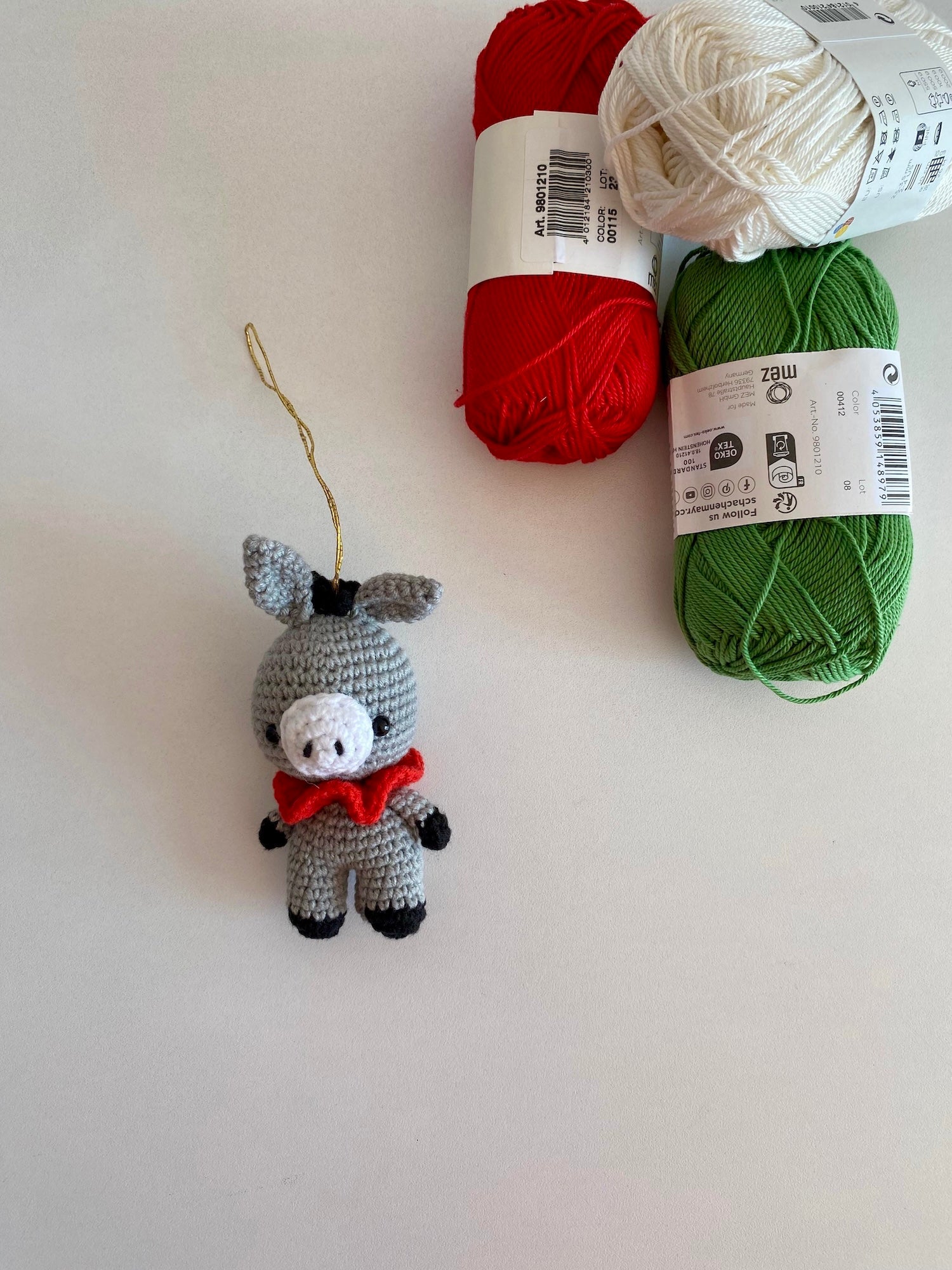 Christmas Donkey Decoration