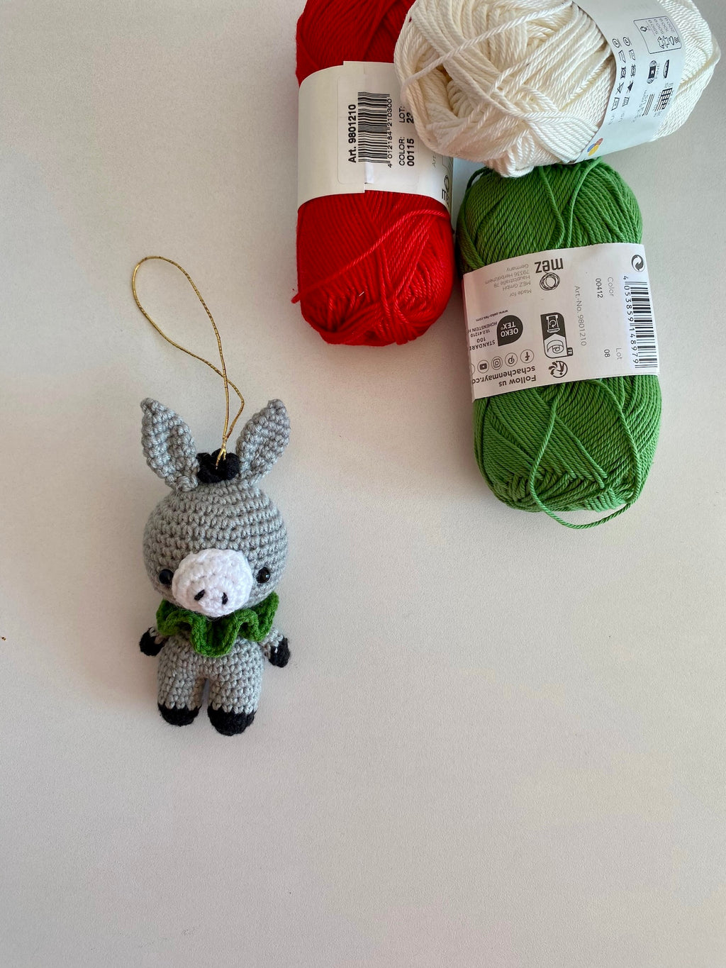 Christmas Donkey Decoration