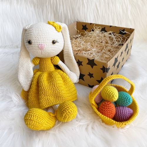 Mini Easter Basket with Mini Eggs