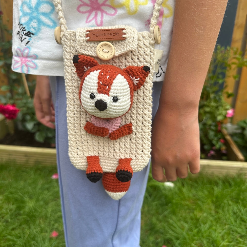 Crochet Fox Handbag