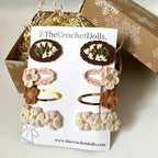 Crochet Hairclips