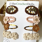 Crochet Hairclips