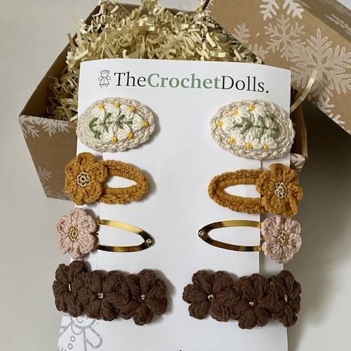 Crochet Hairclips
