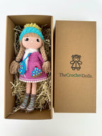 Handmade Doll with a Cupcake Bag