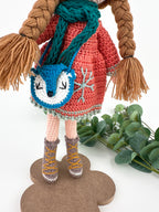 Crochet Doll With a Fox Bag