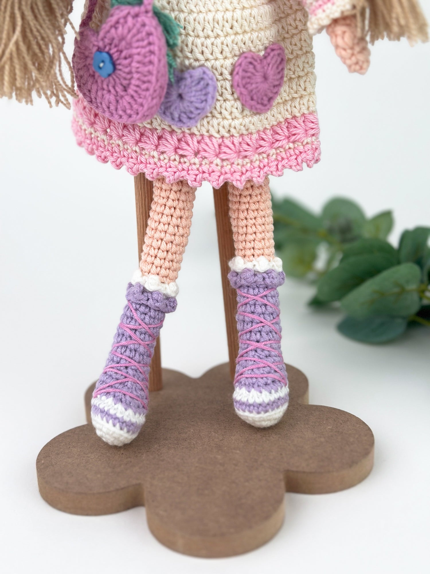 Snowflake Heart Doll