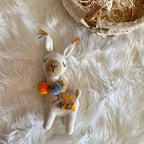 Crochet Doll Lama Orange Baby Gift