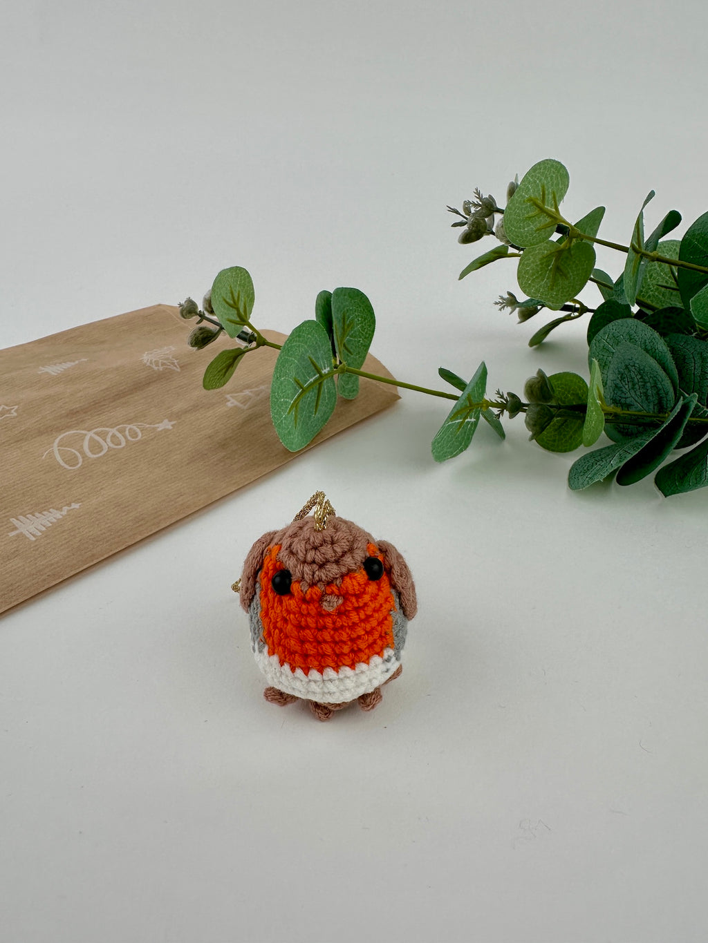 Crochet Robin Decoration – In Loving Memory