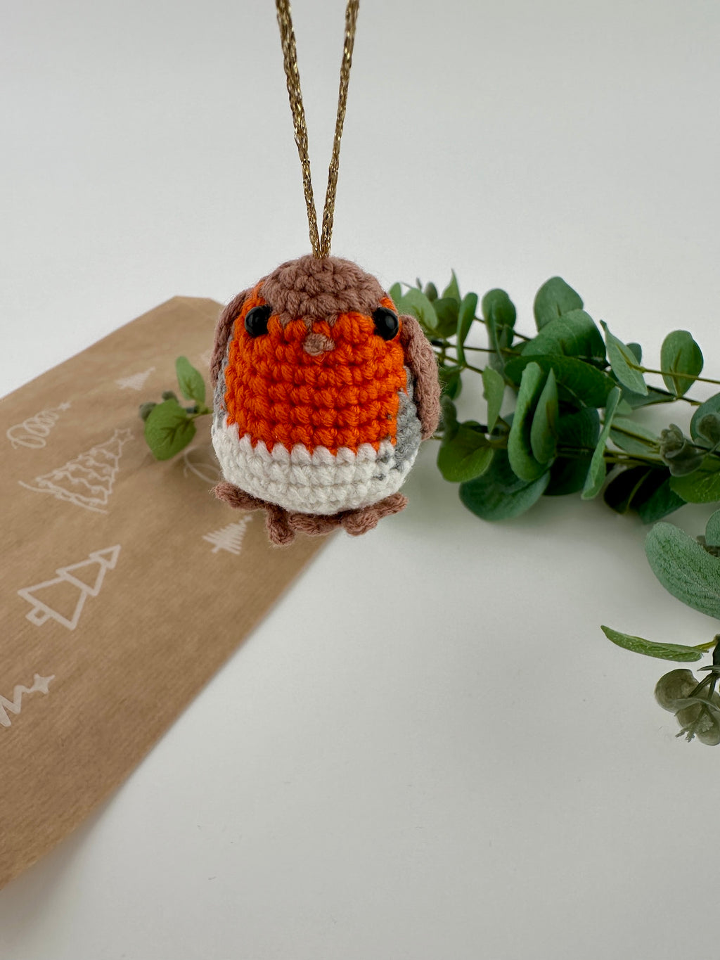 Crochet Robin Decoration – In Loving Memory