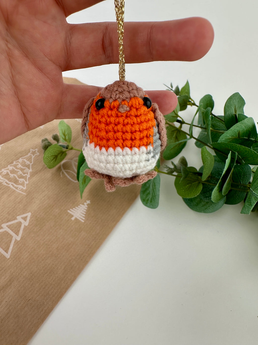 Crochet Robin Decoration – In Loving Memory