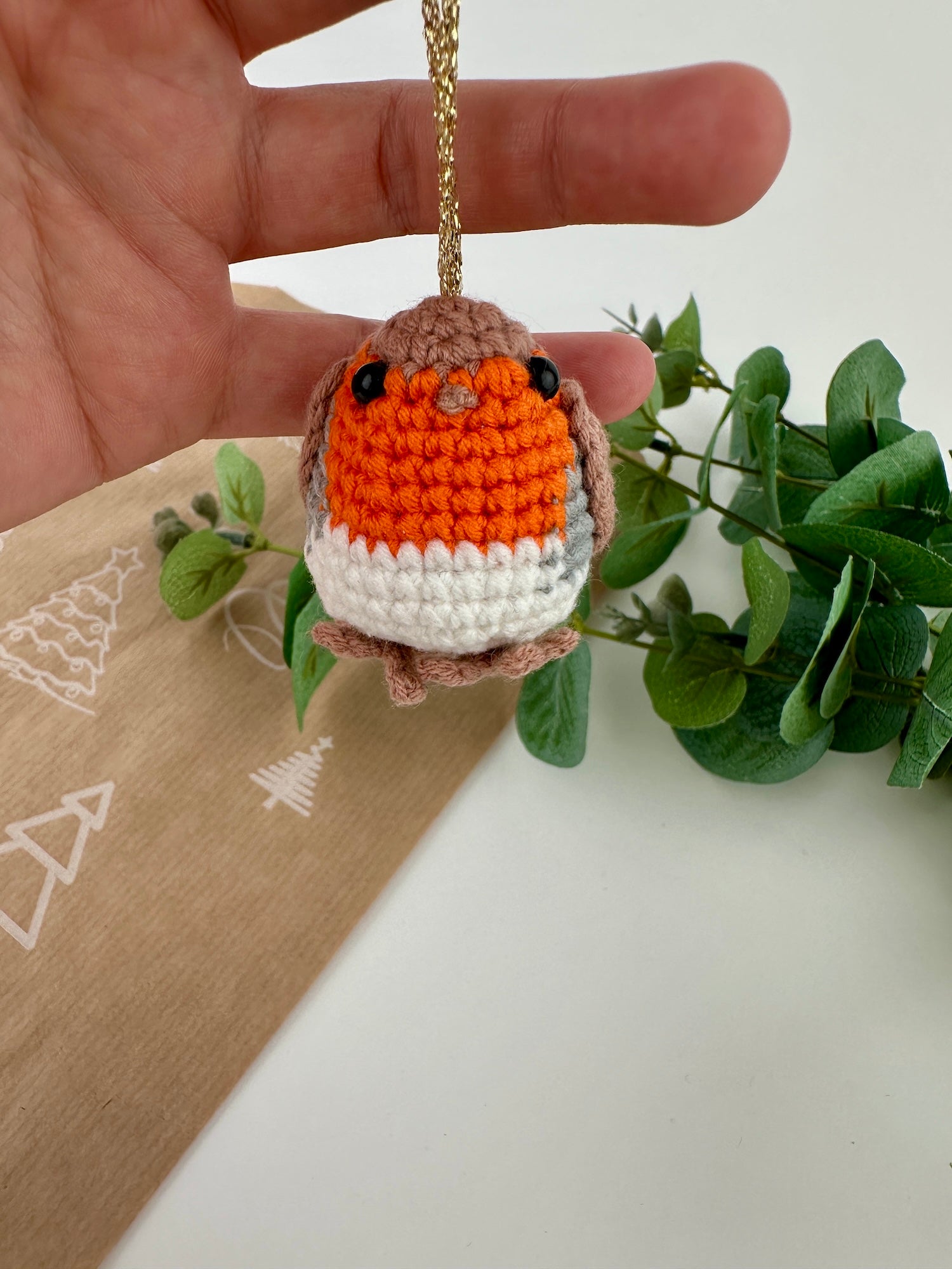 Crochet Robin Decoration – In Loving Memory