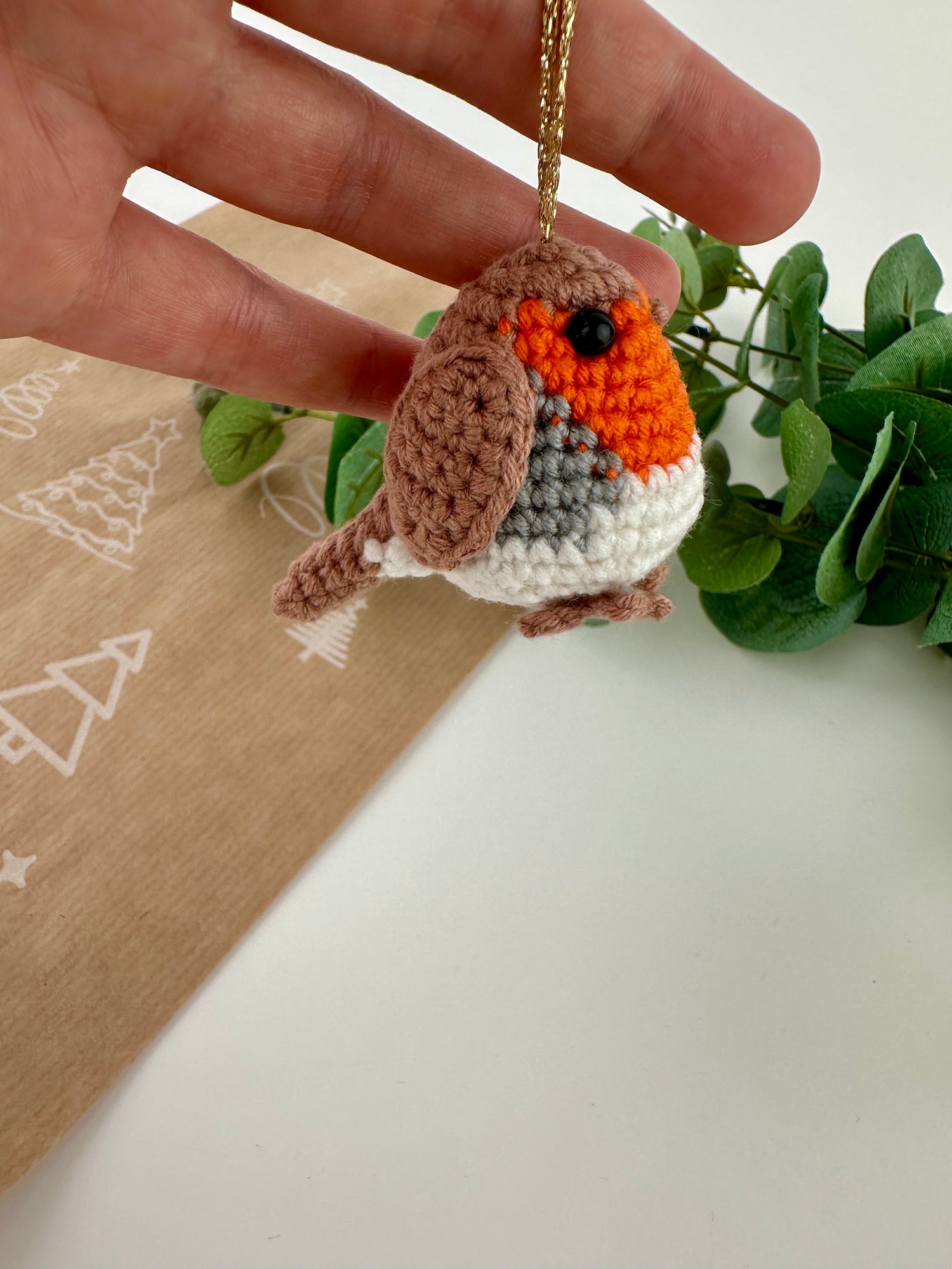 Crochet Robin Decoration – In Loving Memory