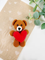 Valentines Teddy Bear with Red Heart