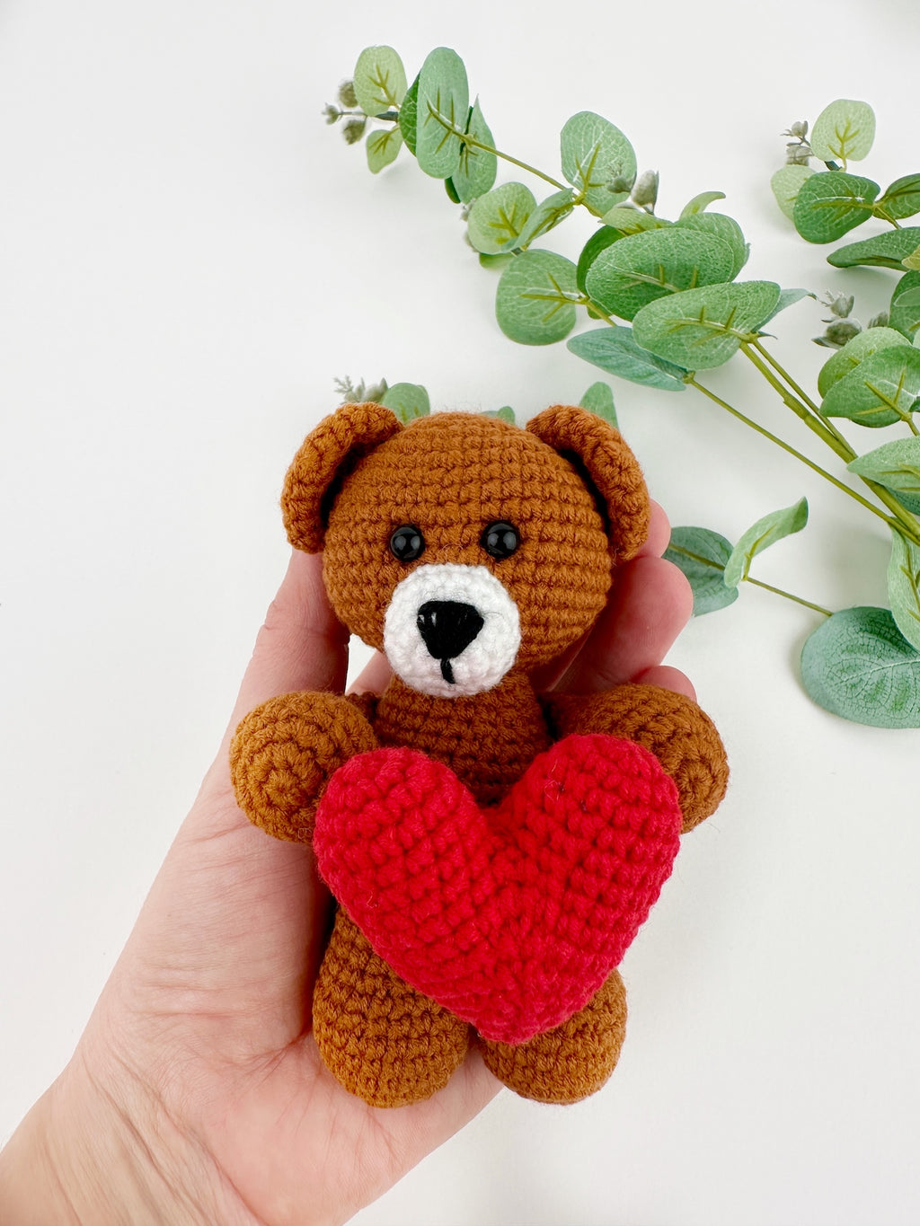 Valentines Teddy Bear with Red Heart