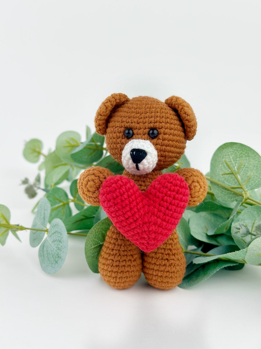 Valentines Teddy Bear with Red Heart