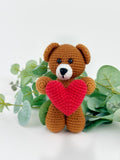 Valentines Teddy Bear with Red Heart