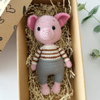 Crochet Cuddly Pig Rosie