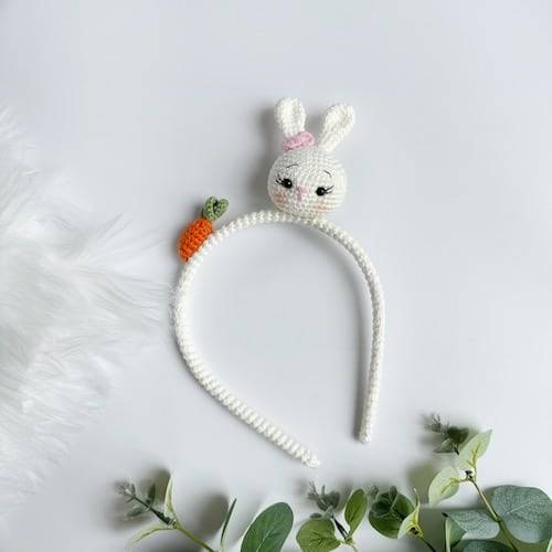 Crochet Bunny Headband
