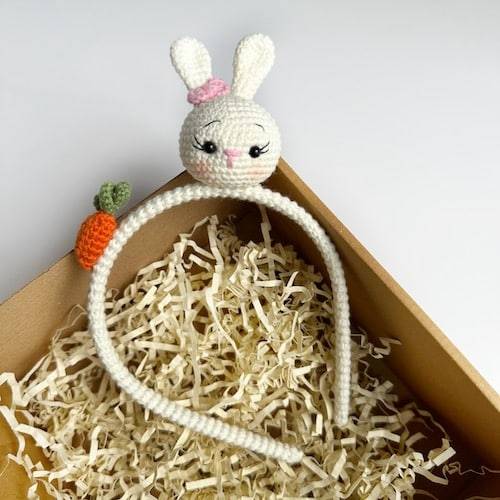 Crochet Bunny Headband