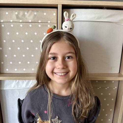 Crochet Bunny Headband
