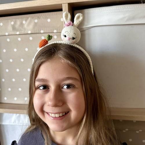 Crochet Bunny Headband