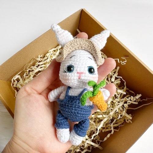 Mini Bunny Keyring