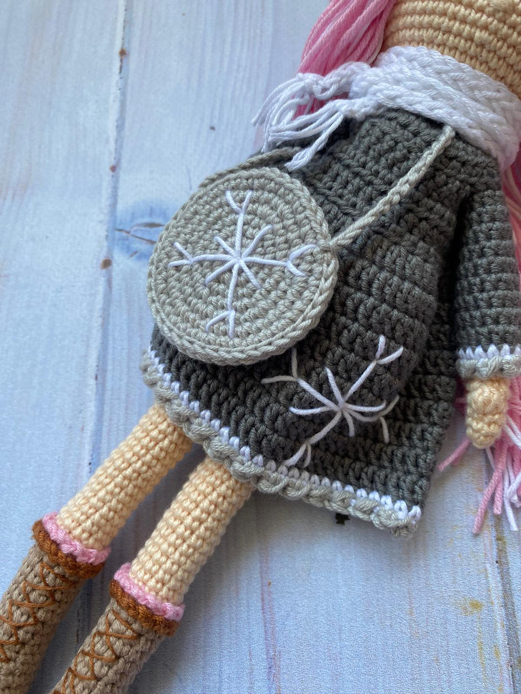 Snowflake Doll Rainbow