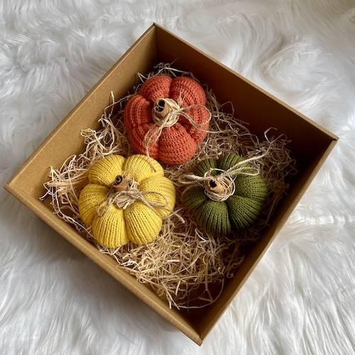 Decorative Halloween Pumpkin Set