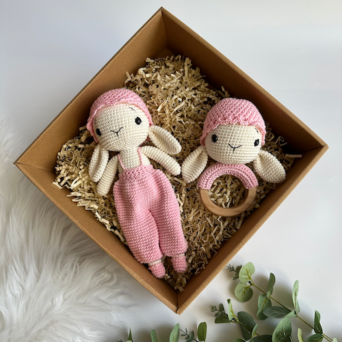 Deluxe Lamb Baby Gift Box