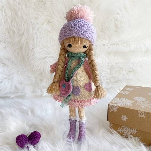 Snowflake Heart Doll