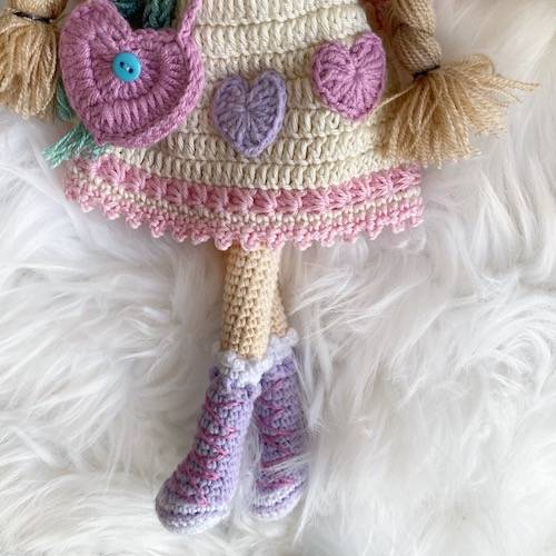Snowflake Heart Doll