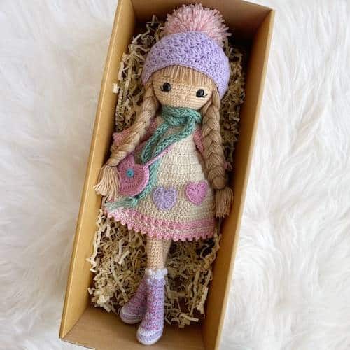Snowflake Heart Doll