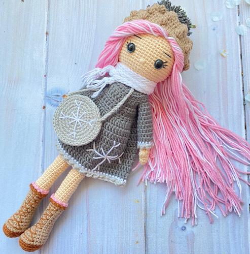 Snowflake Doll Rainbow