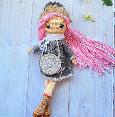 Snowflake Doll Rainbow